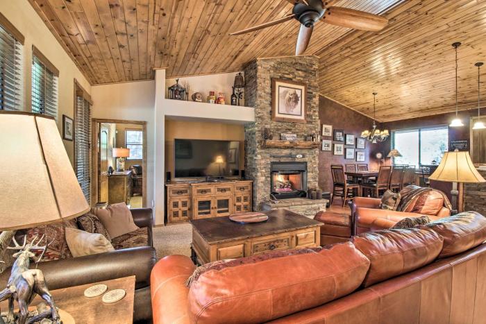 On-Site Trails and Deck Show Low Cabin!