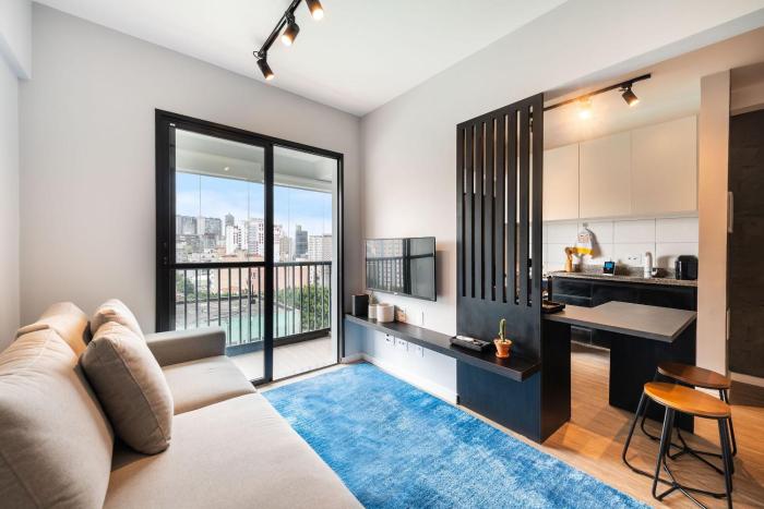 AQ1215 Apartamento confortável na Bela Vista