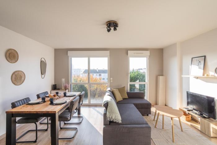 Le Cocon Voltaire - Appartement 2 chambres avec parking - Mabilais