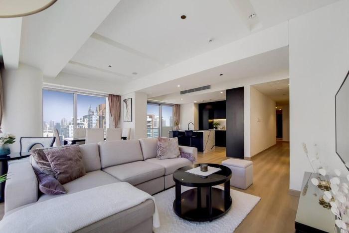 5-Star Address Dubai Marina Mall Stunning Marina Views 3-Bedroom