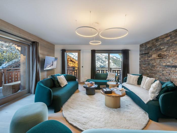 Appartement moderne avec cheminée et parking à Méribel - FR-1-565-62