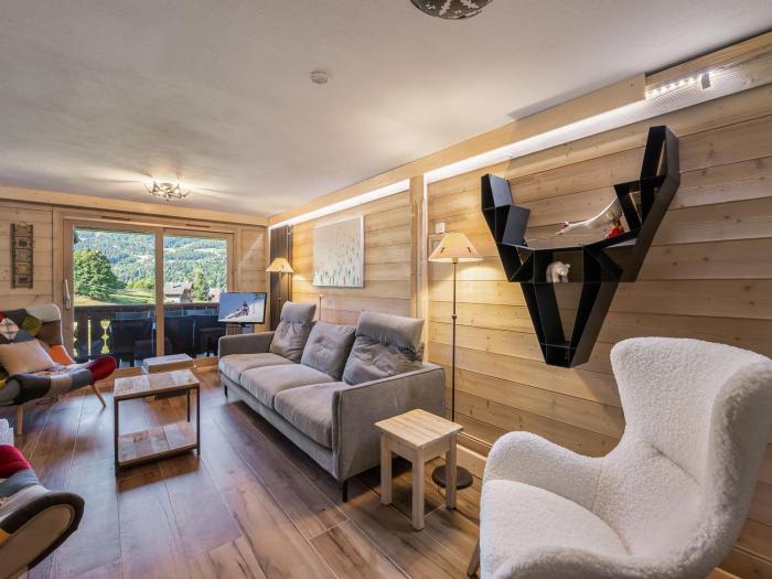 Duplex lumineux skis aux pieds avec accès piscine et parking - FR-1-566-48