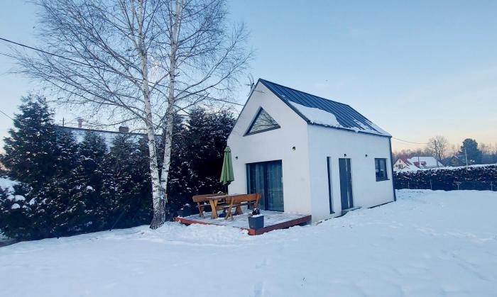 Ekologiczny domek Ciszyca z widokiem na Śnieżkę