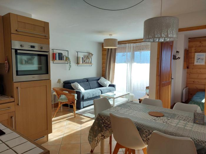 Charmant 3 pièces, 6 couchages, proche pistes, Les Arcs 1800 - FR-1-411-866
