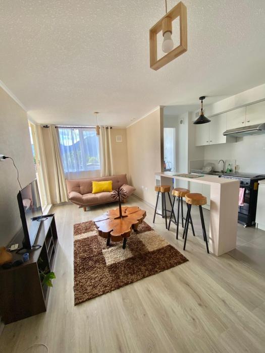Depto equipado, Pucon, Condominio Caburgua