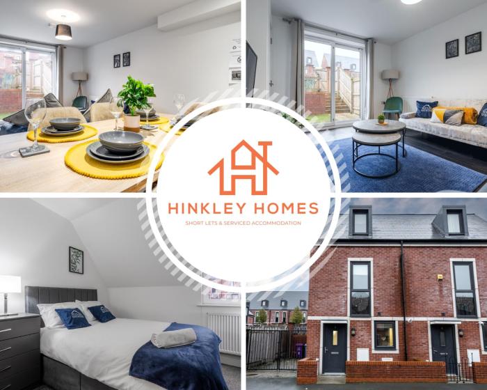Stylish 3-Bed Sleeps 8 Liverpool free wifi carpark By Hinkley Homes Short Lets & Serviced Accommodation