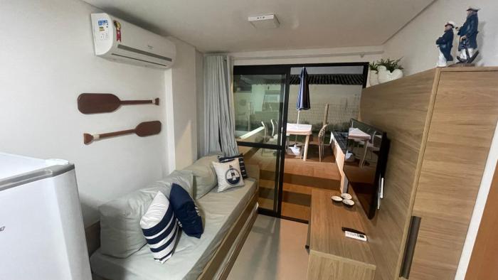 Flat térreo c piscina privativa