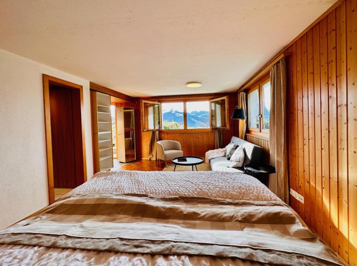Cosy appartment 10 min from Gstaad with stunning view
