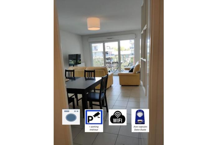 LEnvol - 80 M2 - 40 M2 balcon - 2 parkings privés