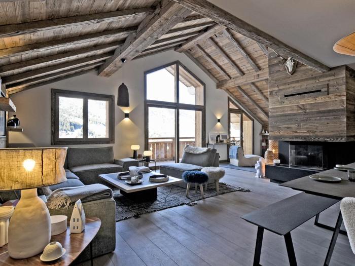 Charmant Triplex aux Allues avec Cheminée et Concierge - FR-1-613-80