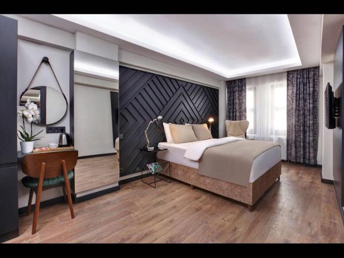 Luxury suite hotel room