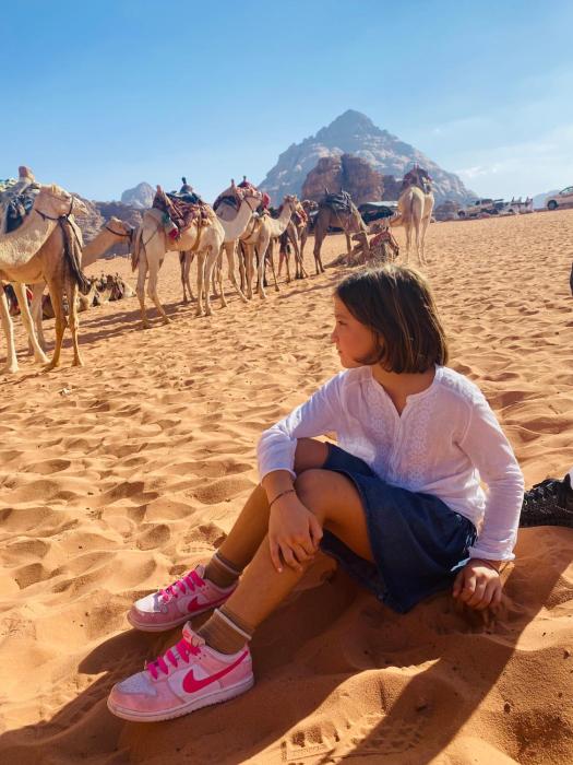 Wadi rum desert sky