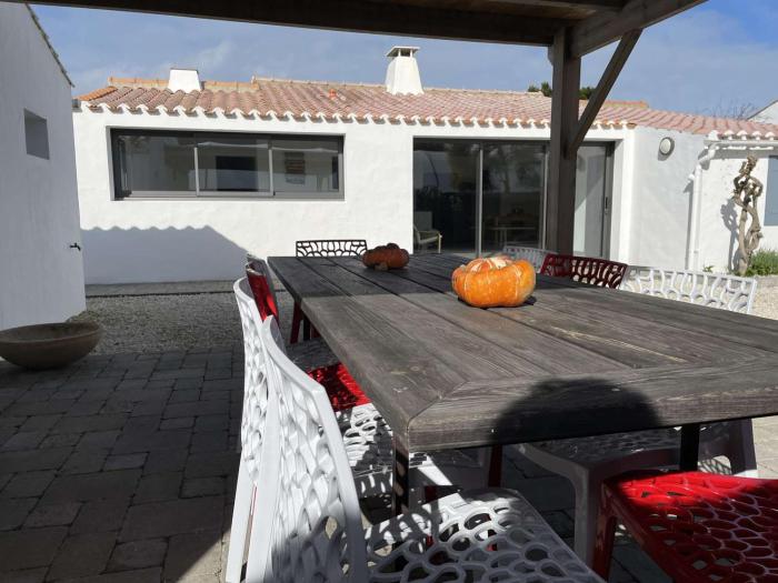 Maison familiale 10 pers, annexe, plage 250m, wifi, parking, jardin clos, terrasse avec pergola - FR-1-224B-163