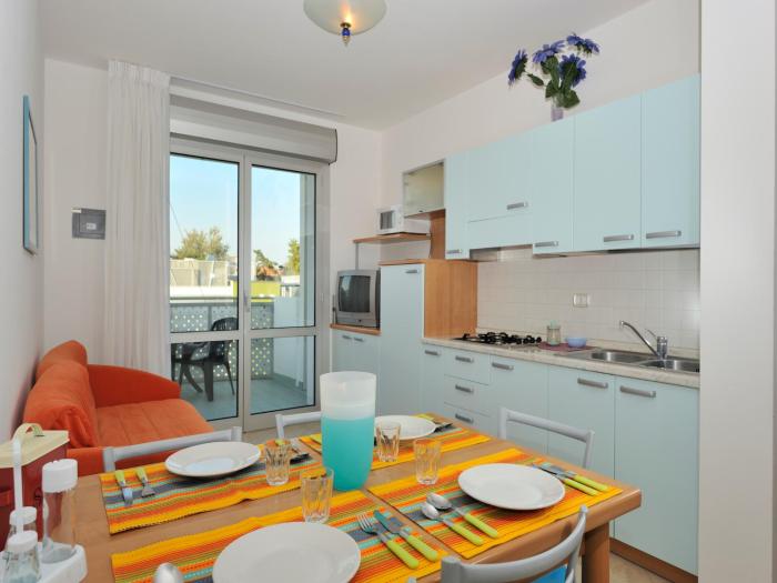 Bright flat next to the beach