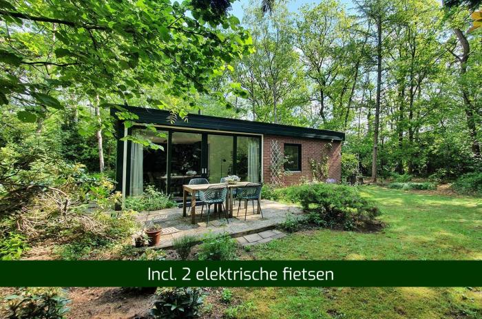 Natuurhuis Boscoso met openhaard en elektr.fietsen