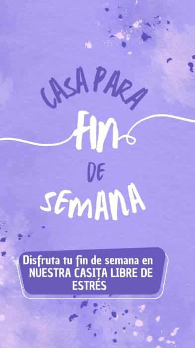 CASITA PARA FIN DE SEMANA