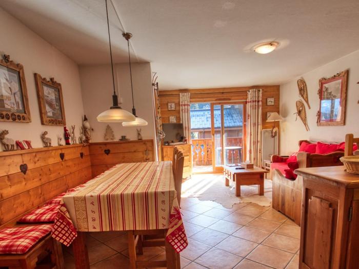 Bel appartement 3 ch, déco montagne, au pied des pistes - FR-1-642-57