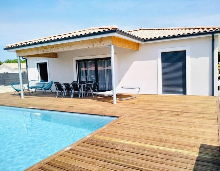 LOcéane Villa 8 pers. PISCINE CLIM WIFI océan