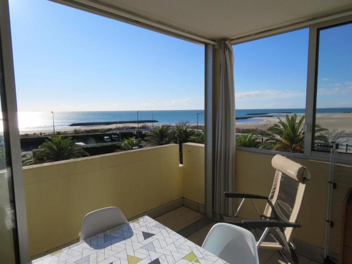 T2 30m² avec parking à Sète, vue sur mer - FR-1-472-134