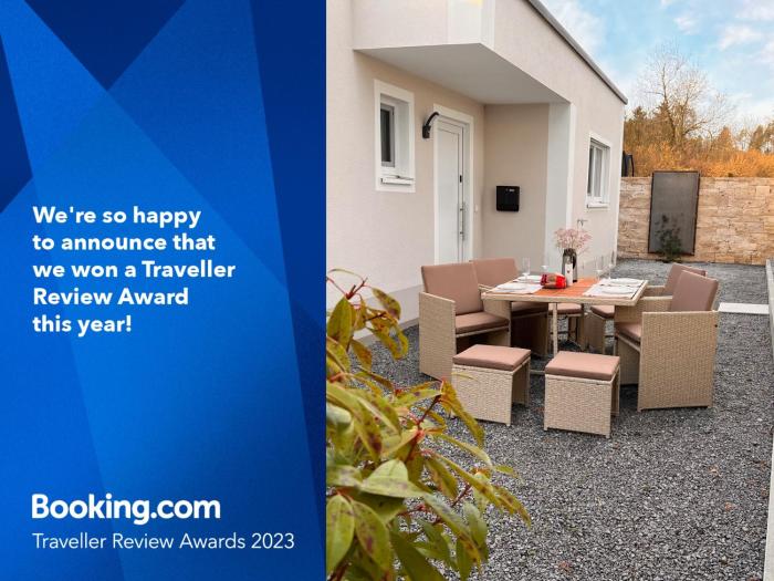 Stilvolles 3 Zimmer Apartment- nahe Spieleland und Friedrichshafen - modern ruhig mit eigenem Außenbereich