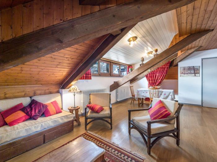 Studio cosy au centre de Megève - 3 pers, animaux bienvenus - FR-1-453-103