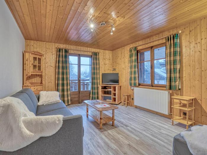 Appartement confortable à Megève - Centre, 50m², 4 personnes, 3 balcons, TV et Wifi - FR-1-453-92