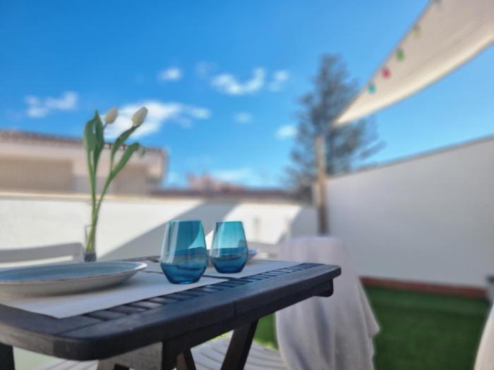 A 600m de la playa, terraza soleada