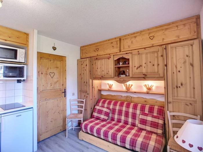Studio cabine 4 pers, ski aux pieds, Les Menuires - FR-1-178-346