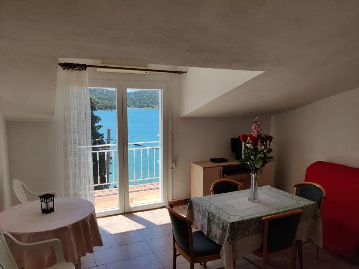 Apartment in Tisno with sea view, balcony, air conditioning, WiFi (4874-4)