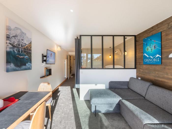 Studio rénové proche pistes avec parking - FR-1-565-60