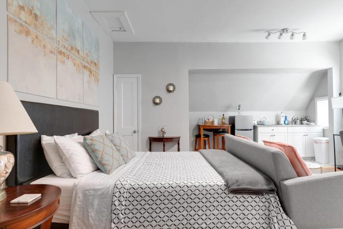 Studio Nest 2Queen beds & 2TVs museums free parking
