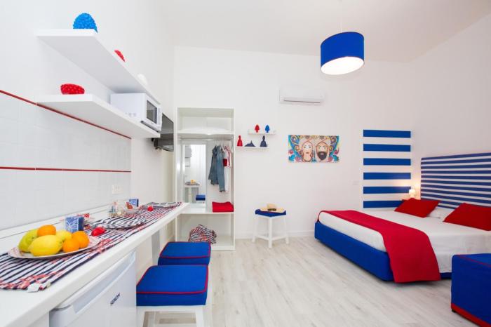 Happy flat on the sea