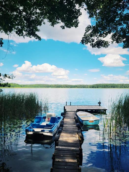Dom nad jeziorem Mazury pomost segment 1