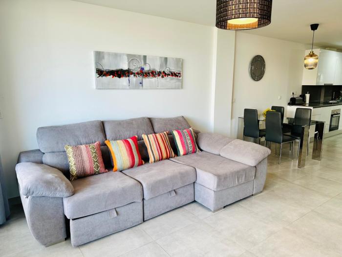 2-bedroom-apartment with a terrace, pool, gym