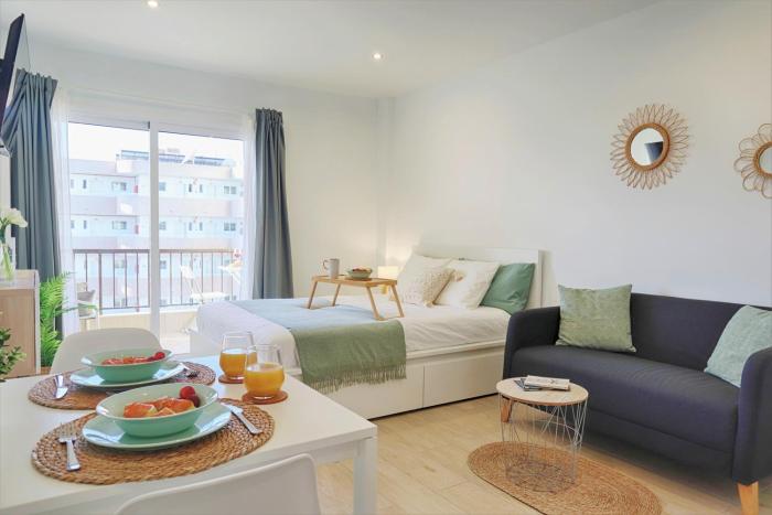 732 New Sea View Studio Las Americas +WIFI