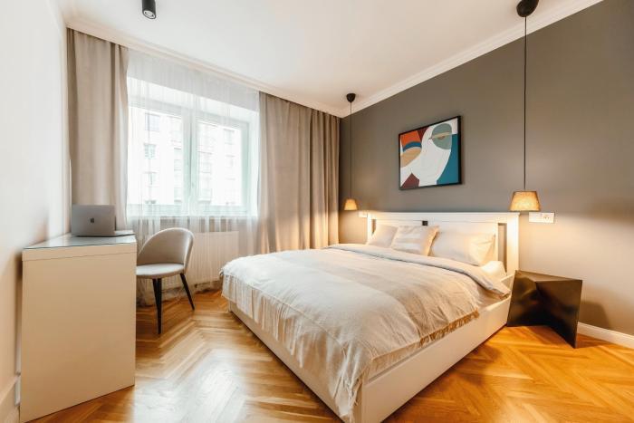 Nowolipki 29A - Stylowy Apartament w Centrum - 55m2, szybkie WI-FI & TV