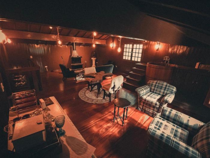 Cabana Retrô com Ofurô em Monte Verde