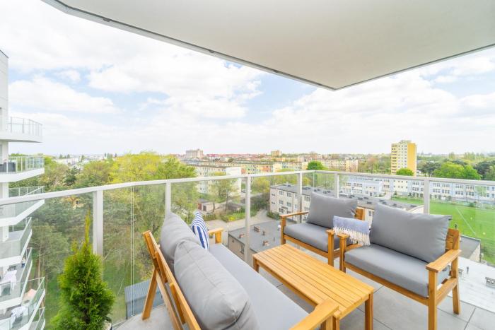 Apartament z tarasem i widokiem na morze - The View - Gdańsk Brzeźno