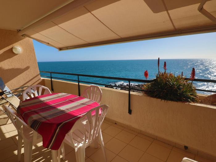 Superbe 35m² avec terrasse en bord de mer pour 4 personnes - FR-1-472A-254