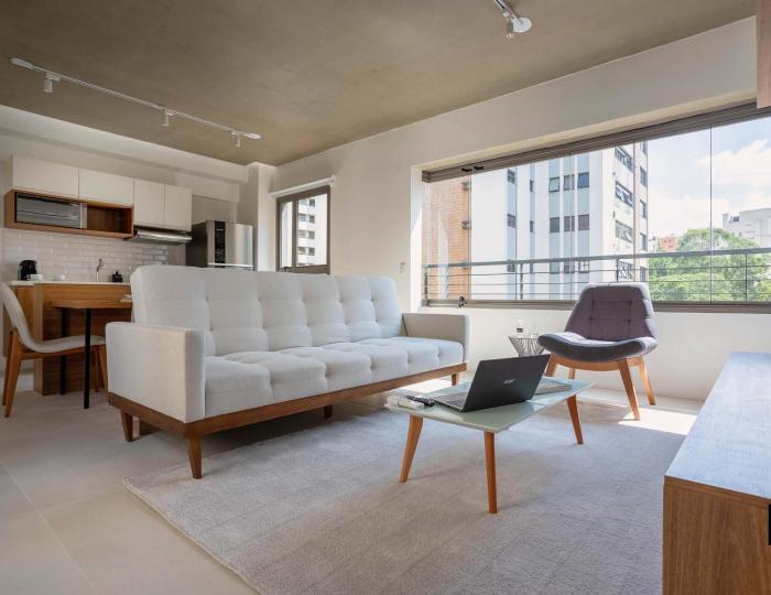 Quarto Sala 48m2 Parque Ibirapuera Itaim Bibi