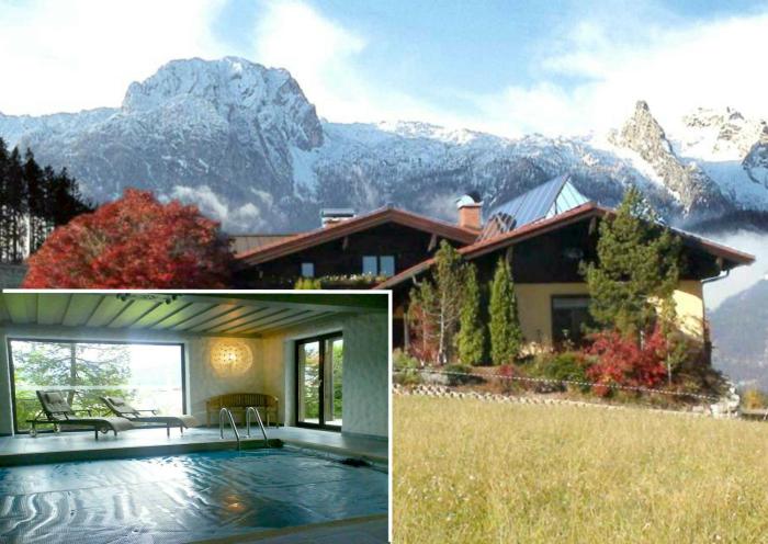 Villa Edelweiss - 3 to 6 Guests - private use of indoor pool, sauna and garden terrace