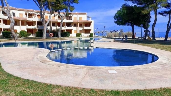 Comfortable Apartment in Alcanar with Shared Pool