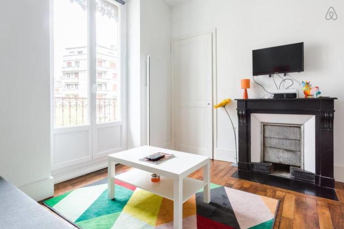 #H0 Le Jaurès T2 fully equipped Balcony wifi