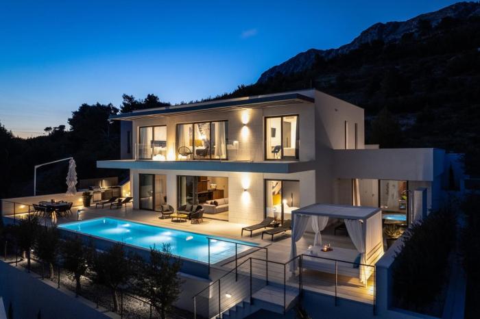 Luxury Villa Andoris with Gym, Spa, Heated pool