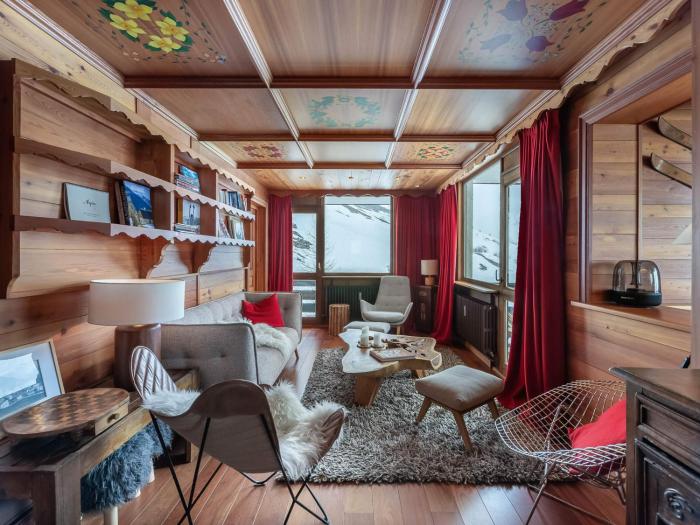Grand appartement à Val-dIsère : 4 pièces, 95m², 7 pers, balcons, parking, exposé Sud-Est - FR-1-567-4