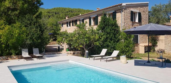 Es Campet, charmante finca, Soller, Vue splendide, piscine, calme