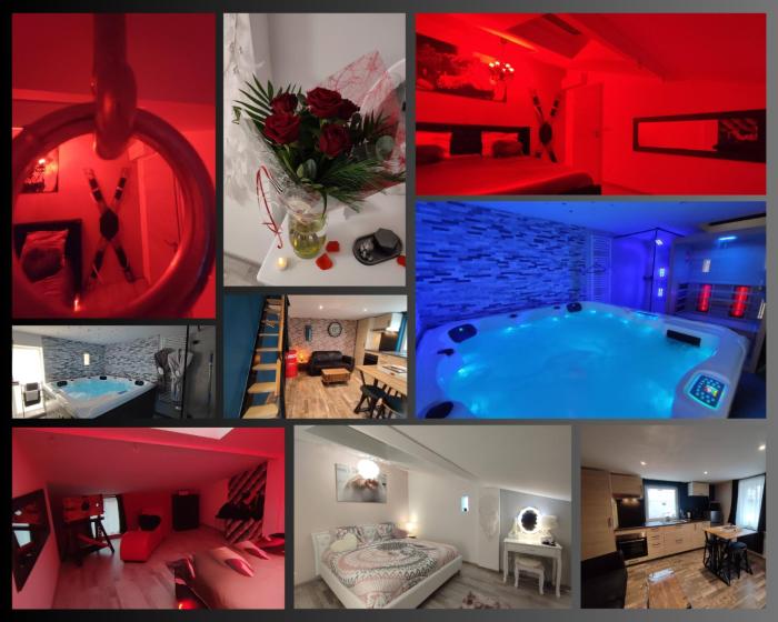 Gîte Ange ou Démon, jacuzzi, sauna, love room, location à la journée