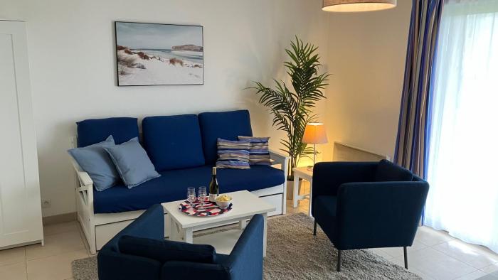 F50 Ferme de Deauville 1 CH rez-de-jardin avec escalier