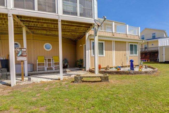 Sneads Ferry Vacation Rental Studio w Water Views