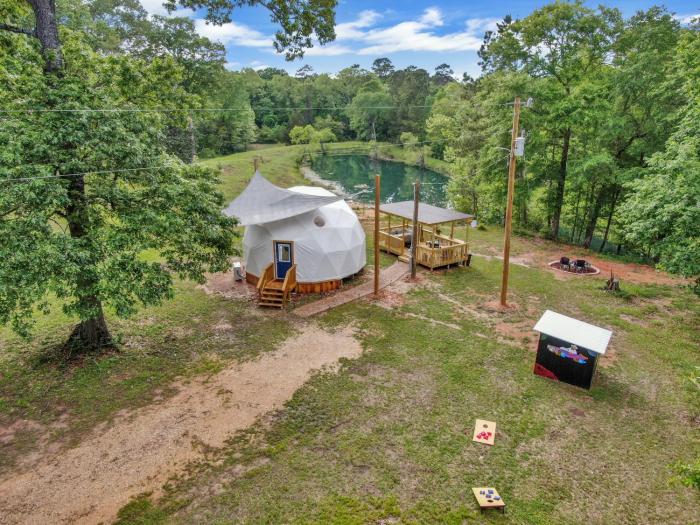 Private Luxury Glamping Geo Dome W Hot Tub